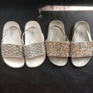 2 pairs of little girl/toddler slides
